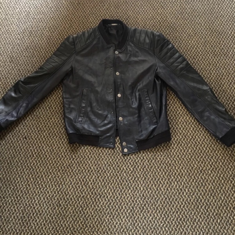 VINTAGE VERSACE LEATHER JACKET